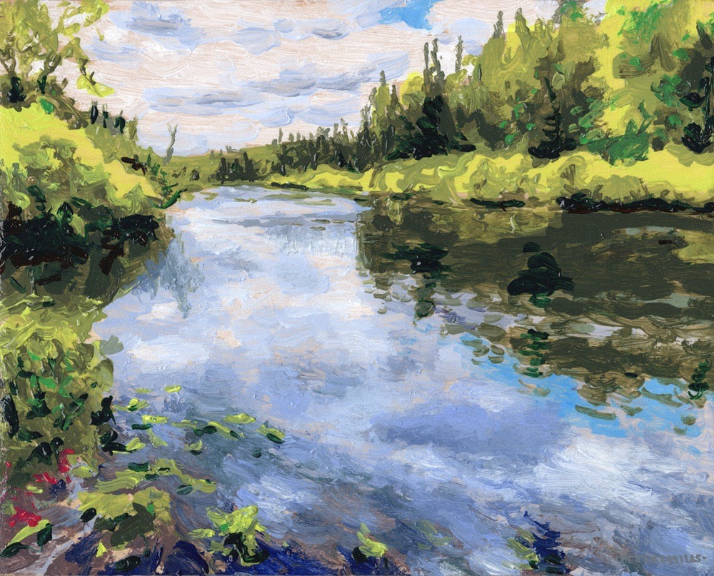 River and Clouds