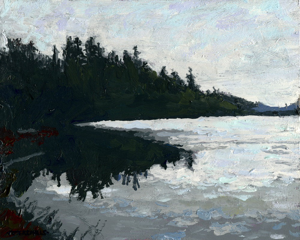 Ice-out at Found Lake