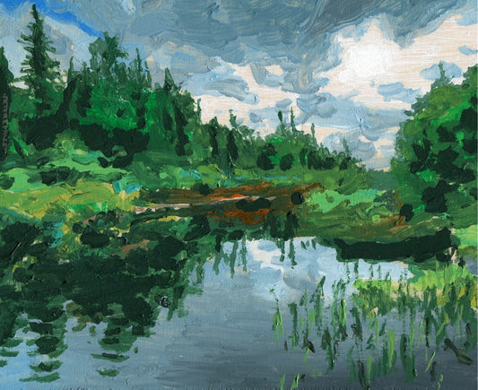 Channel by the Island