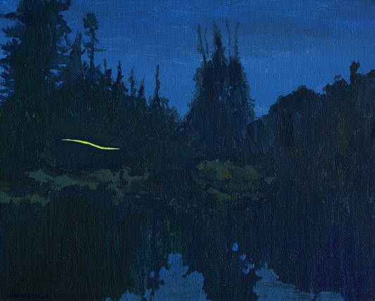 Riverbank with Firefly