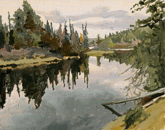 River Through the Sand Plain