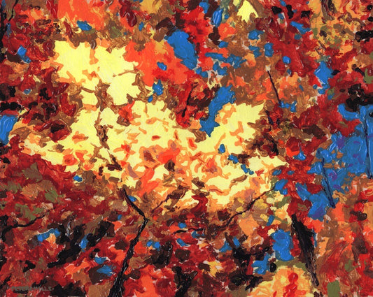 Glowing Maple Leaves