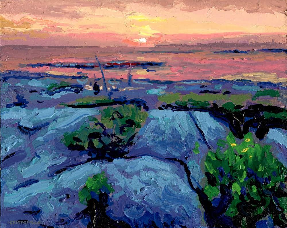 Low Sun from the Island