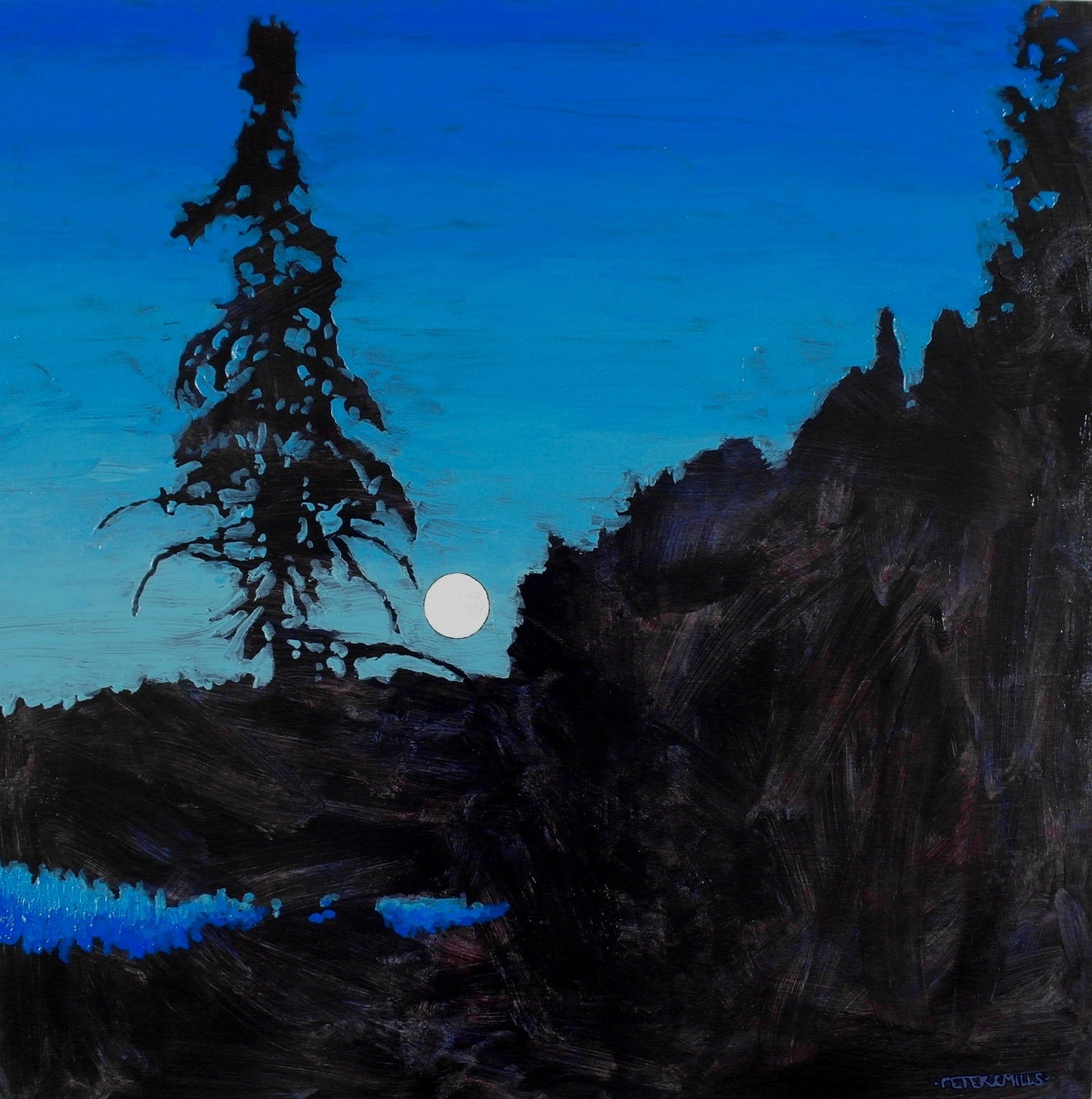 Summer Moon at Found Lake