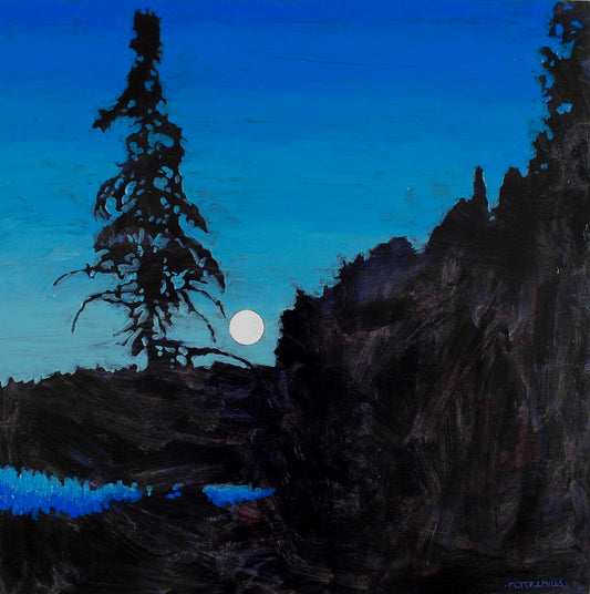 Summer Moon at Found Lake