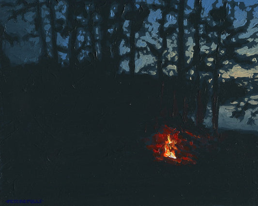 Campfire at Dusk