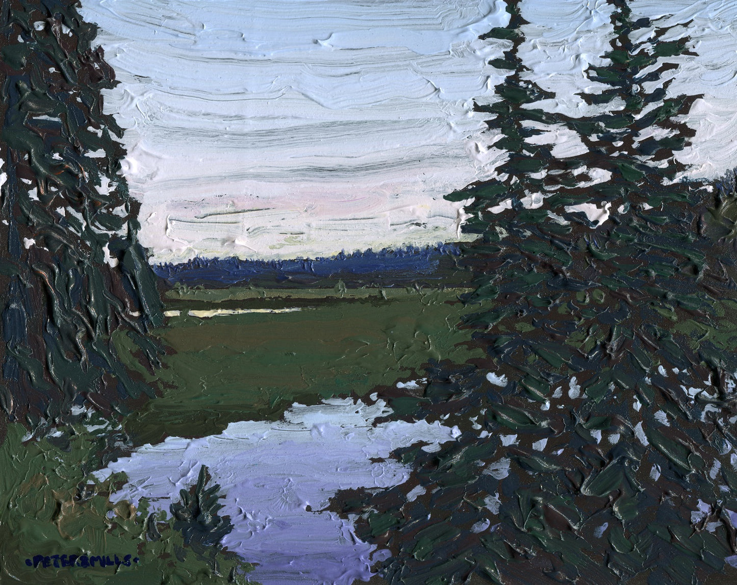 Dusk at Wolf Howl Pond