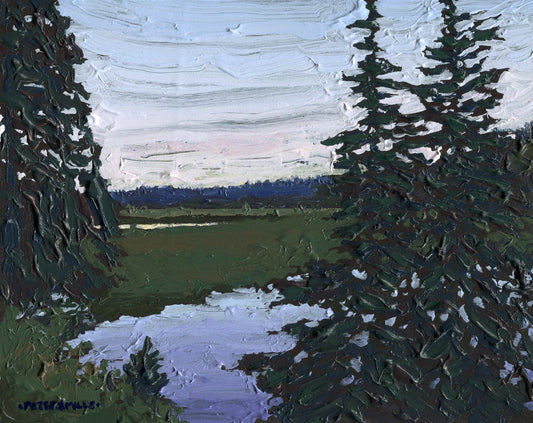 Dusk at Wolf Howl Pond