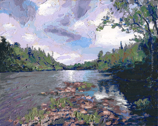 Gravel Bar on the River