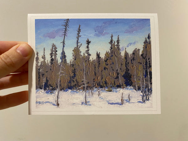 Set of Four Winter Notecards