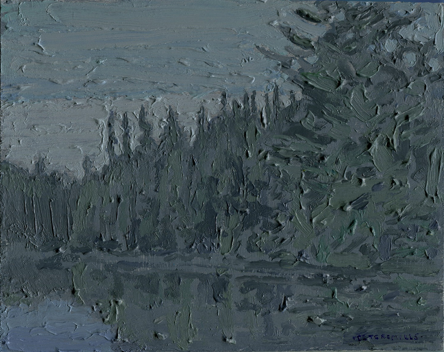 Moonlit Shore, West Rose Lake