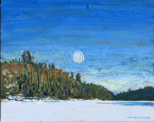 Moon Over Found Lake