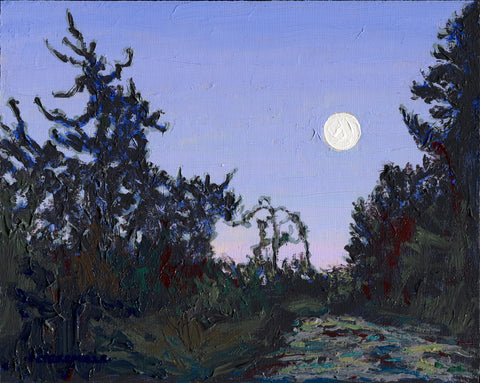 Moonrise on the Pine Barrens