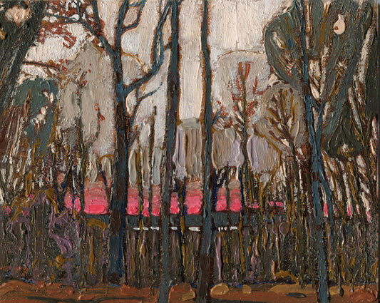 November Woods, Sunset