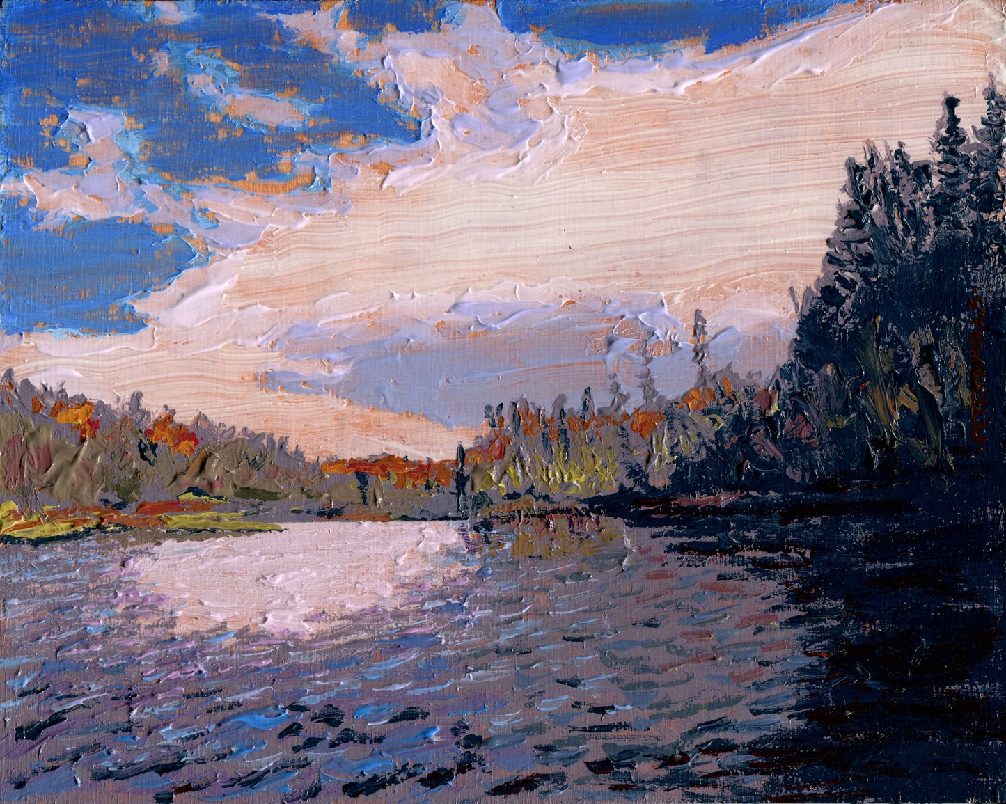 October Afternoon on the River