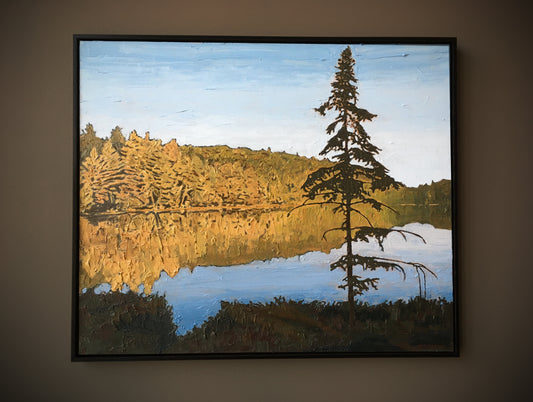 Spruce at Found Lake, Evening