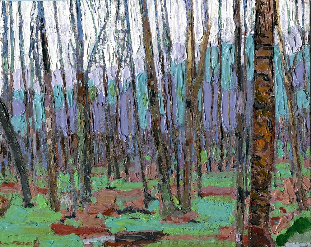 Wet Day, Spring Woods