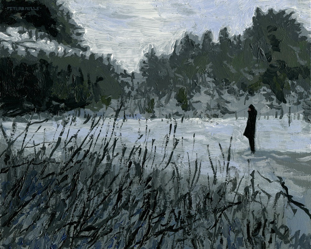 Woman in the Pine-Bog